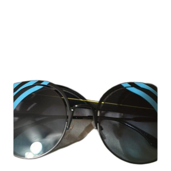 Fendi 53mm Cat Eye Sunglasses Blue - Picture 11 of 14